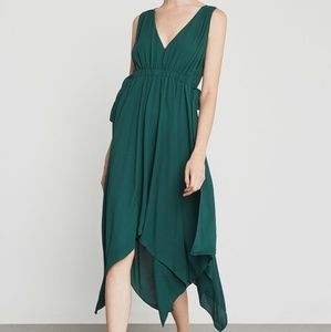 BCBG Fern Glow Handkerchief Dress FERN   